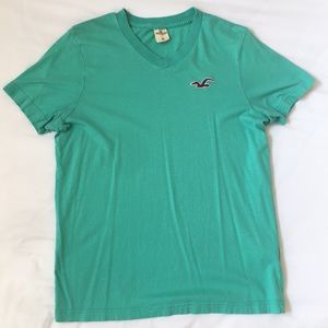 Hollister - V neck T Shirt (Seafoam Green)